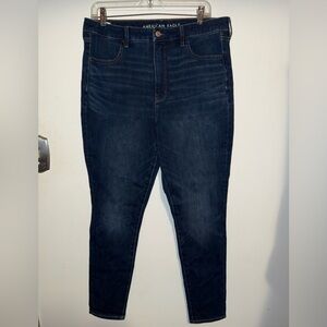 American Eagle Outfitters Women's Deep Indigo Jeggings
